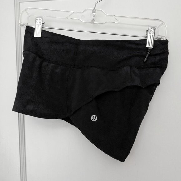 Lululemon Speed Up Short 2.5" Inseam Black Size 2 - Picture 2 of 12